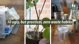 10 ugly sustainability habits // realistic zero waste hacks (that are also free)
