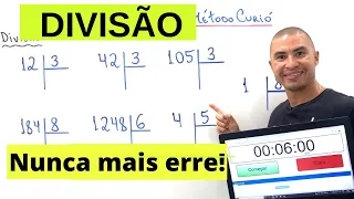 APRENDA DIVISÃO EM 6 MINUTOS | FÁCIL E RÁPIDO 