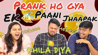 Viral मछली पानी झपाक Challenge Gone Wrong❌️😂 | Machli Pani Jhapak Challenge 🐟 | @NiksKitchen14
