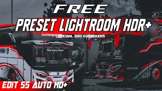 SHARE FREE‼️ 200+ PRESET LIGHTROOM HDR DI JAMIN HD+ SPESIAL 200 SUBSCRIBERS 😱🤩