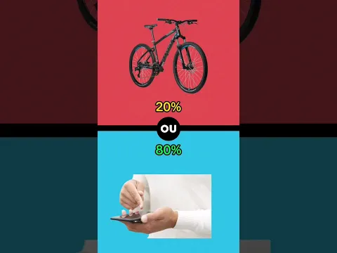 andar de bicicleta ou mexer no celular? 🚴‍♂️🤳 qual você prefere? 😁