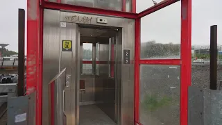 Sweden, Stockholm, Flemingsberg Train Station, 2X escalator, 2X elevator