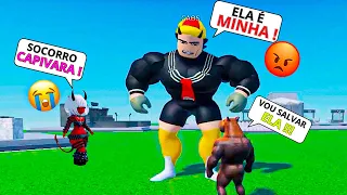 ENFRENTEI O KIKO BOMBADO NO ROBLOX!!