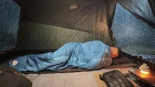 Long Heavy Rain Camping • Solo Camping in Long Heavy Rain