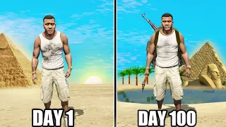 I Survived 100 DAYS In Ancient Egypt in GTA 5!