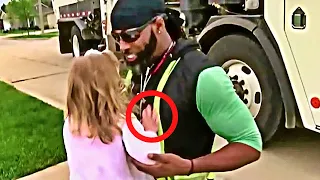 Dad Sees Why His Daughter Gives This Garbage Man a Cupcake