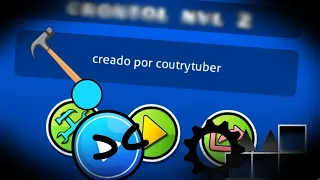 probando niveles creados por mi en geometry dash