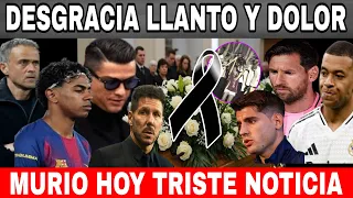 🚨MUERTE EN EL FUTBOL MUNDIAL ;MURIO des pues de la VICTORIA del Atlético de Madrid con el Barcelona 