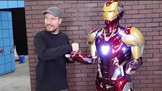 I Built MrBeast A Real Iron Man Suit