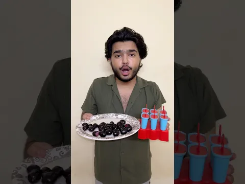 Doraemon Ke Liye Banai🍇Jamun Ice-Cream😋 #cooking #food #trending #recipe #shorts #jamun