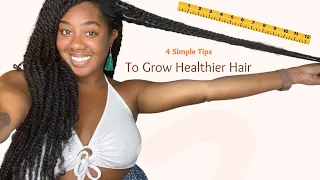 HAIR NOT THRIVING ???? WATCH THIS!!!!  TRY THESE 4 SIMPLE TIPS ✌🏾✌🏾