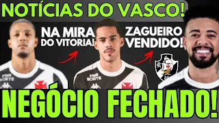 NEGÓCIO FECHADO: VASCO ACERTA VENDA DE ZAGUEIRO PARA O CEARÁ | DAVID PODE IR PRO VITÓRIA | PAULINHO