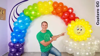 ARCO DE GLOBOS (sin base, sin estructura) 🌈 ARCOIRIS DE GLOBOS - gustavo gg