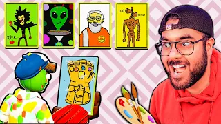 ✏️ DRAW = 🤑 MONEY MONEY 🤑 | Painting Simulator | Hitesh KS
