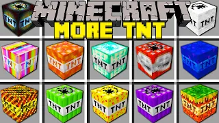 Minecraft MORE TNT Mod! (Lava, Lighting, Air Strike, Black Hole, Troll TNT)