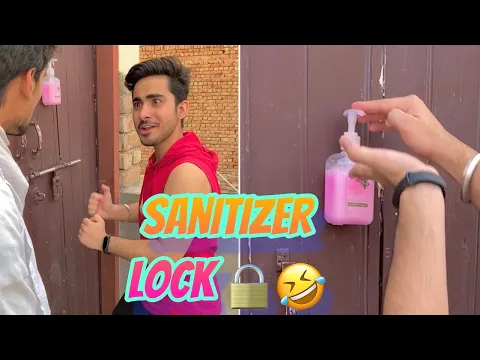 Part-1Digital India(Sanitizer lock)😂 subscribe @Riyabhargav01  #shorts #digitalindia #chetanmonga