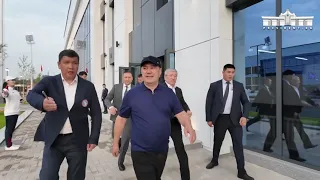 Президент Садыр Жапаров Бишкекте «Алга» спорт комплексин ачты