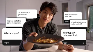 cooking and answering your questions | first video qna