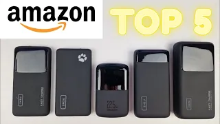 🔋TOP 5⚡️2024🔋LAS MEJORES POWER BANK CALIDAD PRECIO DE AMAZON⚡️🔋⚡️MEJOR BATERIA EXTERNA CARGA RAPIDA🔋