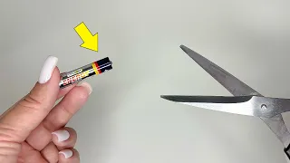 Ножницы ОСТРЫЕ как бритва! Понадобиться лишь батарейка и...