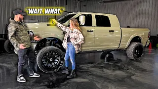 She WON a BRAND NEW $130,000 Cummins then IMMEDIATELY gave it to her boyfriend!