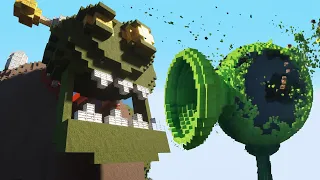 Minecraft vs PvZ – DR ZOMBOSS ATAC