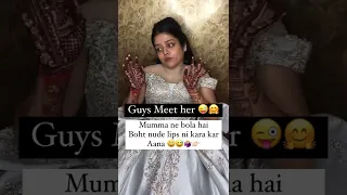 Mumma ne bola hai 😃😍🥰😘My cute client Did u like her look ??👇