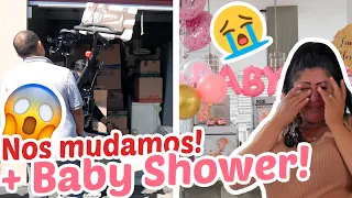 NOS MUDAMOS ☹️🔐 + MINI BABY SHOWER SORPRESA!! 🎉