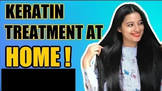 Keratin Treatment at Home for Straight Smooth Frizzy Hair ( Hair Smoothening , Hair Rebonding )