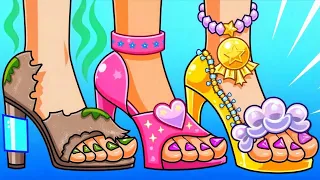 Rich Mom vs Broke Mom ||  Relatable Moments And Funny Hacks For Any Occasion || Avocado Couple