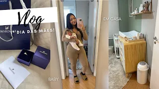 VLOG: PRIMEIROS DIAS DA BEBÊ EM CASA E DIA DAS MÃES!