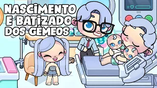 OS GÊMEOS NASCERAM E O BATIZADO NA FAZENDA 👶👶 AVATAR WORLD ROTINAS E HISTÓRIAS 
