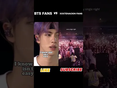 FAN RIVALRY |  BTS FANS VS XXXTENACION FANS  #shorts #xxxtentacion #bts