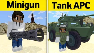 Ini Adalah MOD MILITER TERKEREN Di Minecraft!!