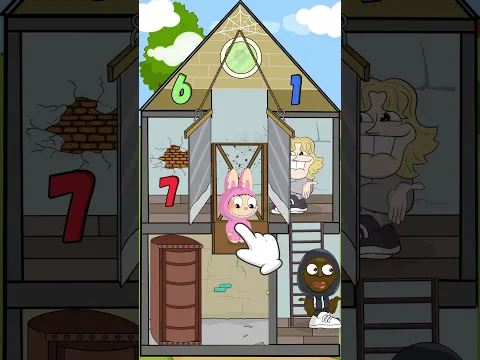 Labubu vs Meme 61 + Meme67: Laberinto de Rompecabezas en la casa de Granny !