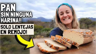 Preparo mi PAN con LENTEJAS remojadas, Una locura de rico y sin harinas! sin gluten! rápido de hacer