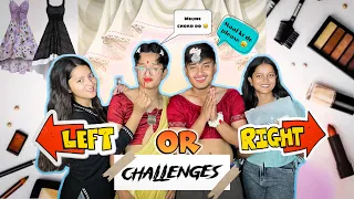 Left Or Right Girl Dress Challenge 😭