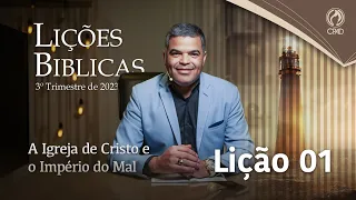 EBD ADULTOS 3º TRIMESTRE 2023 - LIÇÃO 01