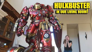 I Built a GIANT HULKBUSTER in My Living Room!!!