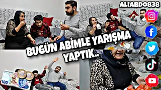 ARKADAŞLAR BUGÜN ANNEM VE ABİM İLE YARIŞMA YAPTIK ÇOK EĞLENDİK TAKİP EDİP BEĞENMEYİ UNUTMAYIN