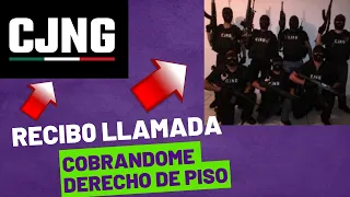 Llamada del -C-J-N-G- Para Cobrarme Derecho de Piso