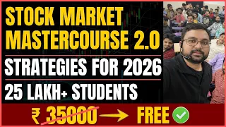 Stock Market Course 2.0 | 2026 Multibaggers | Entry/Exit Strategies | Fundamental & Technicals