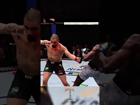 Israel Adesanya KNOCKS OUT Robert Whittaker - SUPER SLOW MO