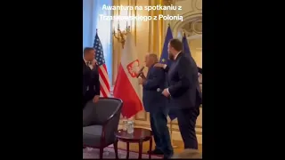 Awantura na spotkaniu Trzaskowskiego z Polonią
