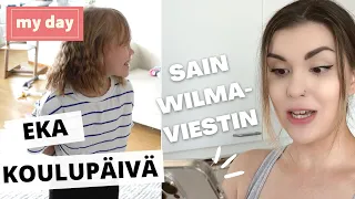 MY DAY: ENSIMMÄINEN KOULUPÄIVÄ! 😱😍