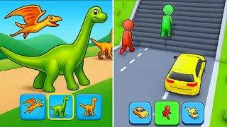 Shape-shifting | Dino shifting - All Level Gameplay Android,iOS - NEW APK UPDATE