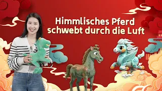 Himmlisches Pferd schwebt durch die Luft!