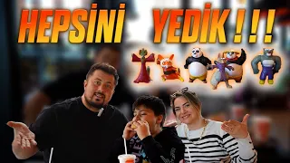 KUNG FU PANDA OYUNCAKLARI İÇİN TÜM MENÜLERİ YEDİK!