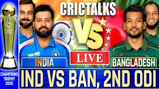 Live: IND vs BAN, 2nd ODI, Dubai | Live Scores & Commentary | India vs Bangladesh