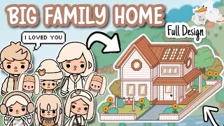 Big Family Home Beige Full Design 🧺 Toca Boca House Ideas 🧸✨[House Design] | TocaLifeWorld